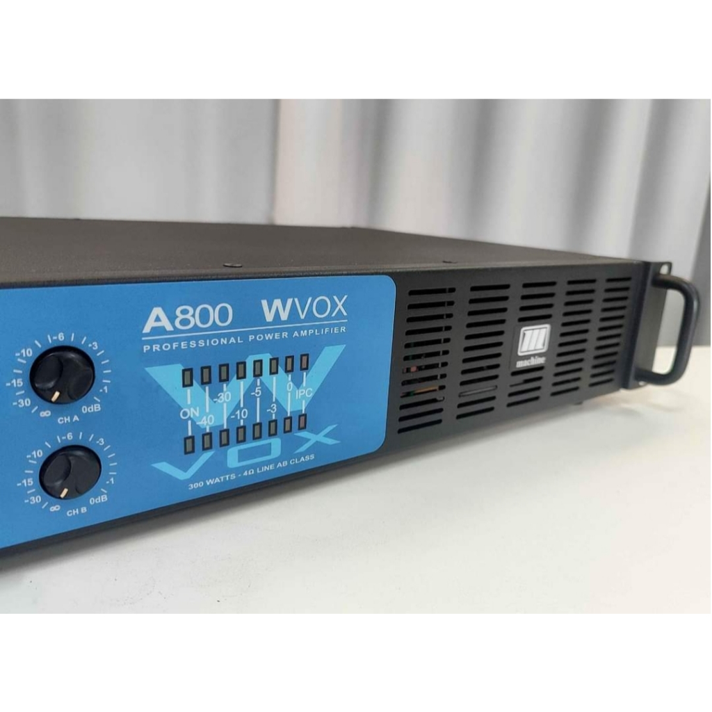 AMPLIFICADOR DE POTÊNCIA (SEMINOVO) MACHINE WVOX A800 (SEMINOVO)