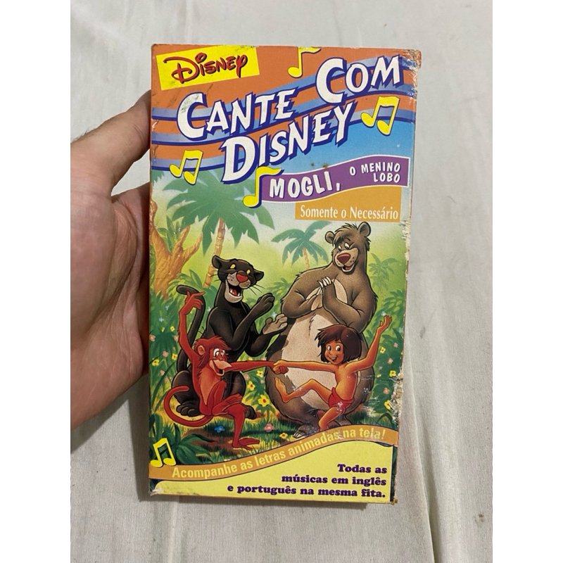 VHS Cante com Disney Mogli, o menino lobo