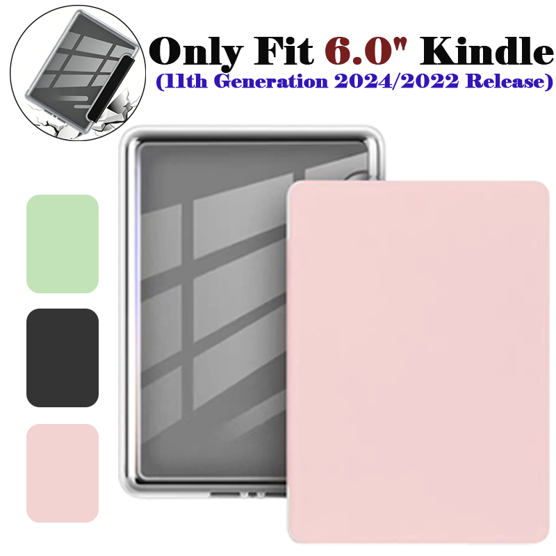 Capa Case Acrílico Magnética Para Kindle 11ª Geração 2022 C2V2L3 K6 RS23CV (2024) 6 Polegadas