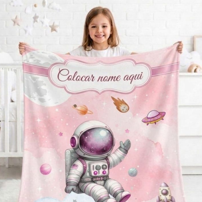 Manta Personalizada Gigante Escolar Com Nome 1,40 x 1,00 em Oferta na Shopee