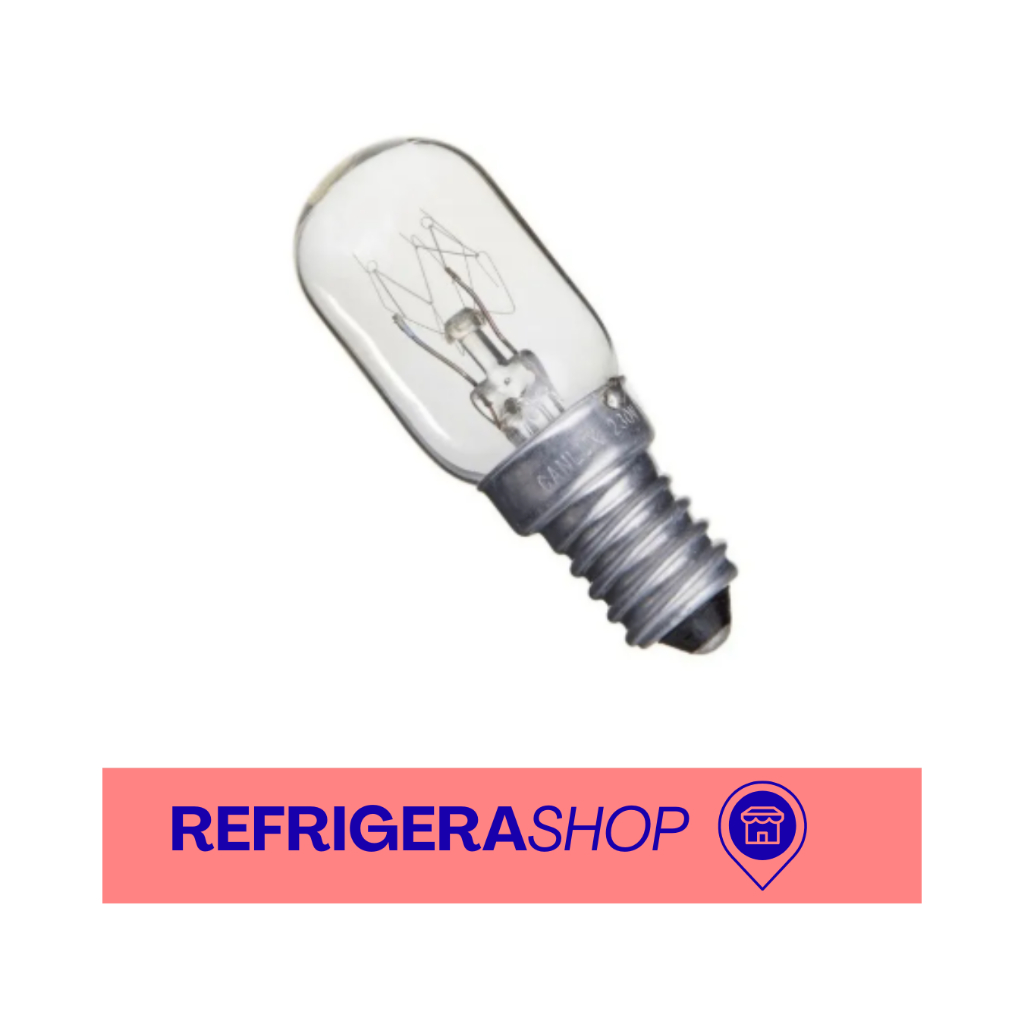 Lâmpada Geladeira Microondas 15w 220v Rosca Fina Base Curta E 14