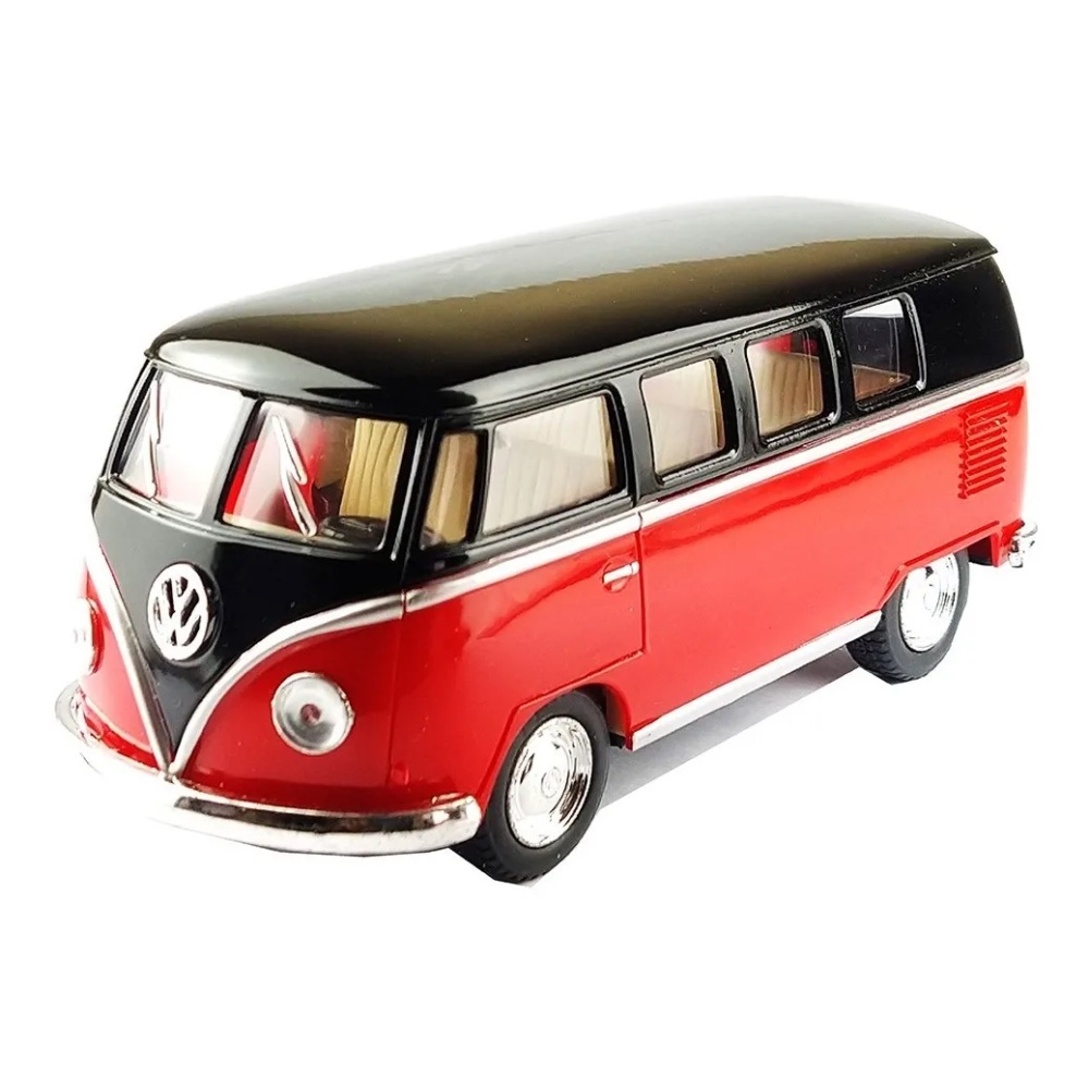 volkswagen kombi classical clássica 1:32 12 cm Veículo em Miniatura metal carros antigos cabine dupla carrinho de ferro