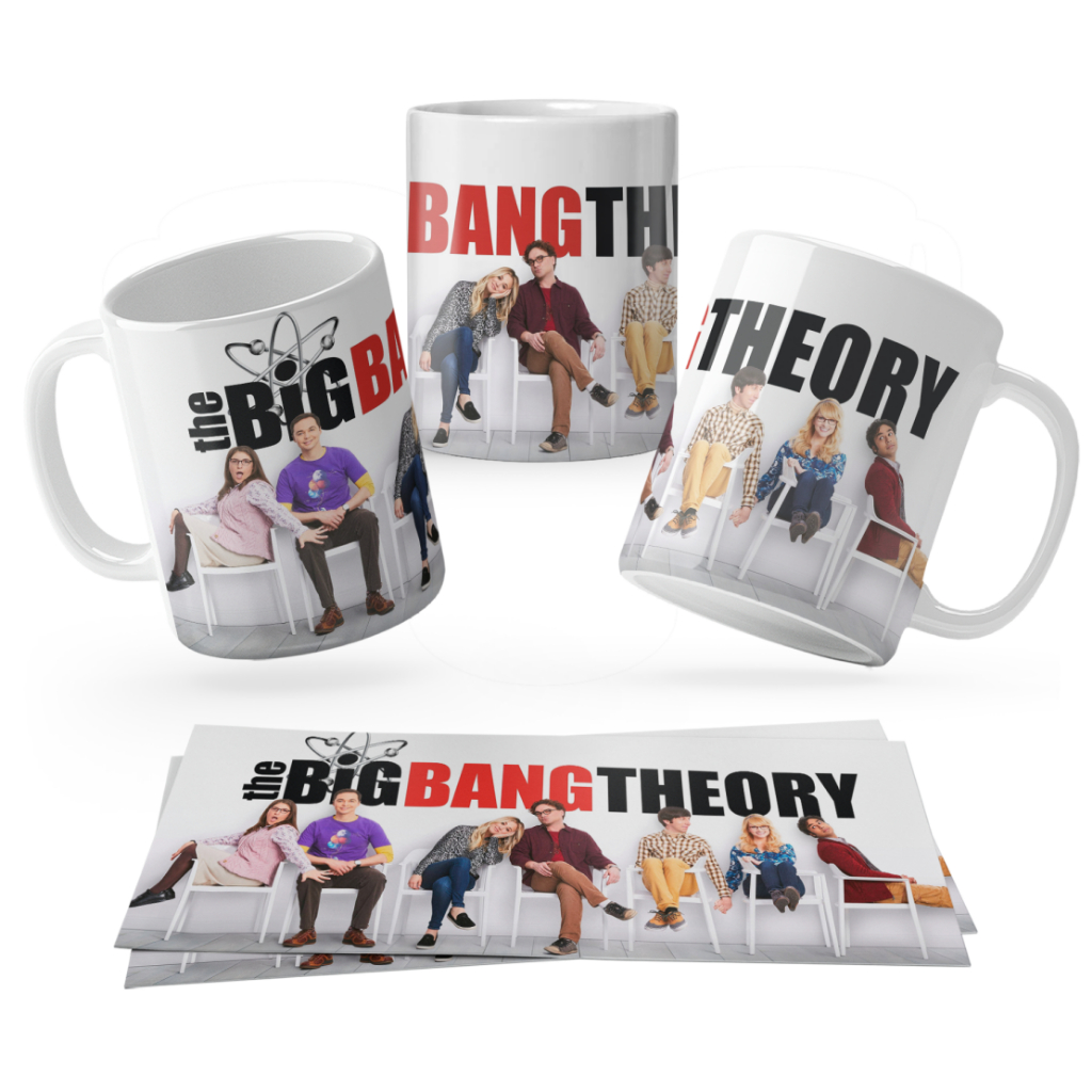 Caneca Big Bang, a Teoria/ The Big Bang Theory - Vários Modelos -325ML