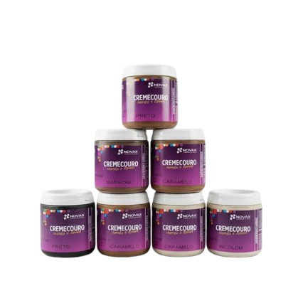 Creme Hidratante para Couro Liso – Graxa, Brilho e Proteção | 200g | Novax