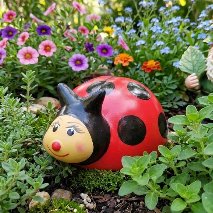 Joana gd Em Cerâmica De Decoração Pintado A Mão Jardim Promoção mais vendido