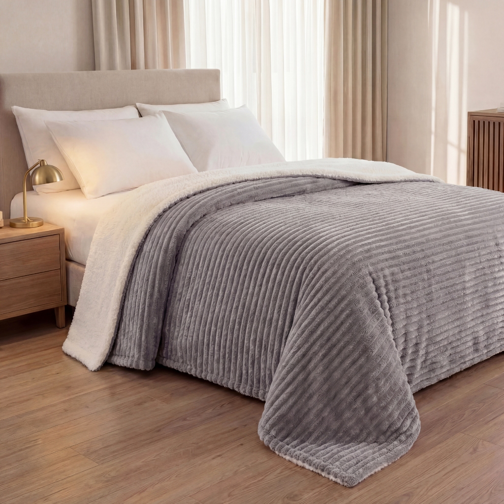 Cobertor Sherpa Casal Grossa 2,20x1,80 Quentinha Coberta Várias Cores em Oferta na Shopee