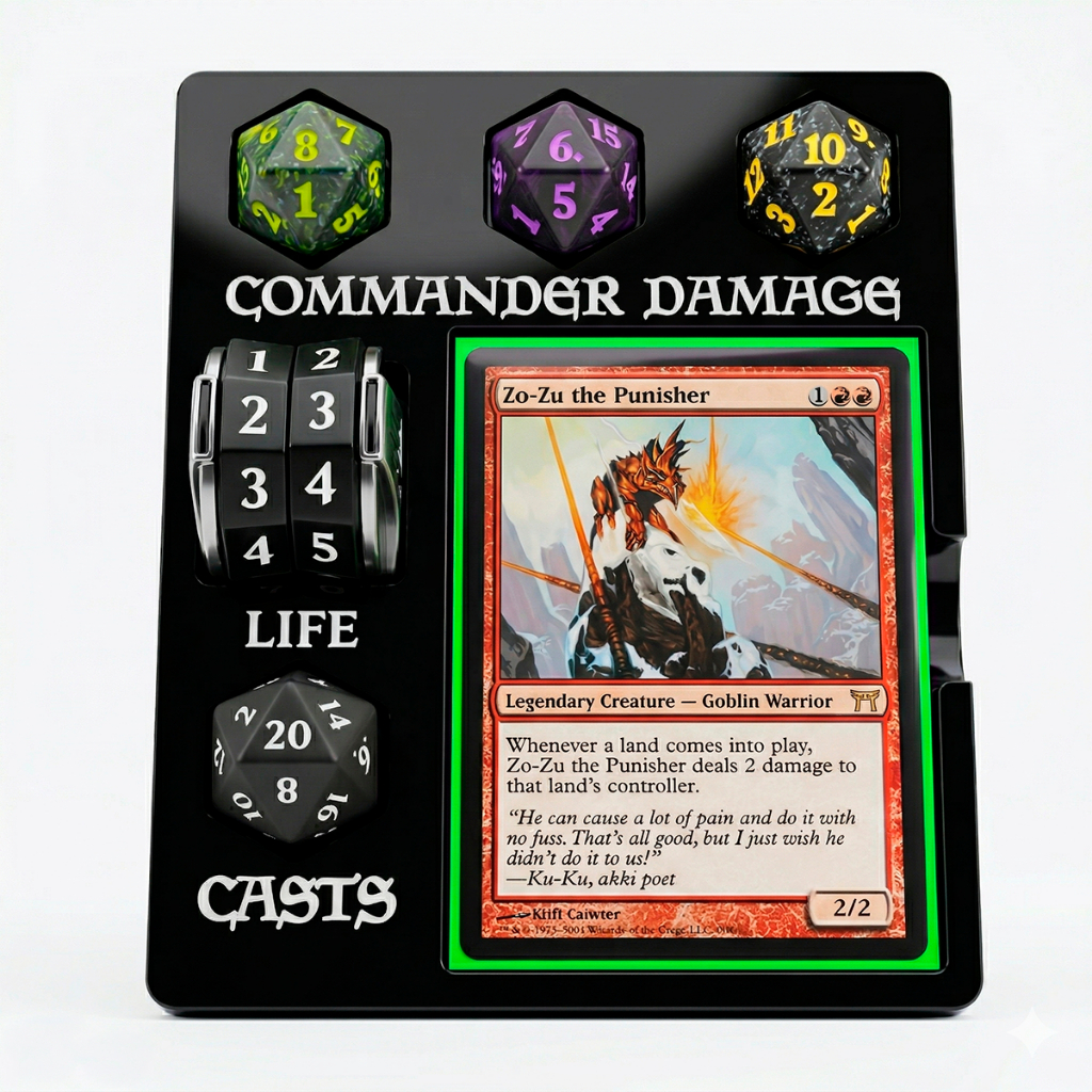 Commander Zone Magic The Gathering organizador mesa carta jogo Mtg