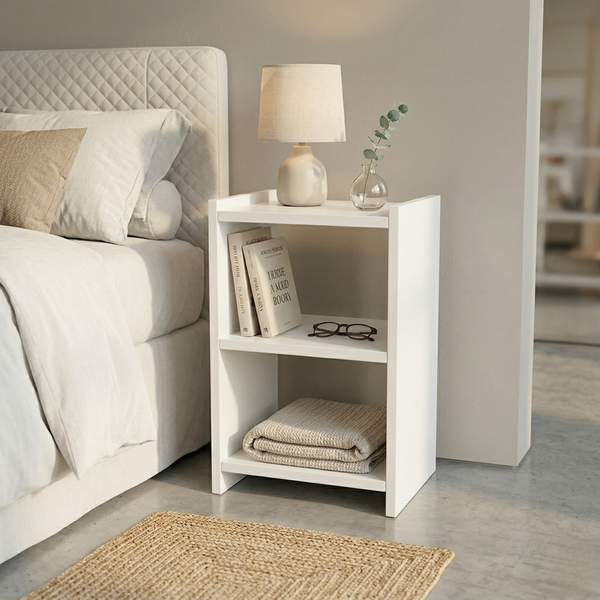 Mesa de Cabeceira Criado Alto Padrão MDF Premium Moderno Minimalista em Oferta na Shopee