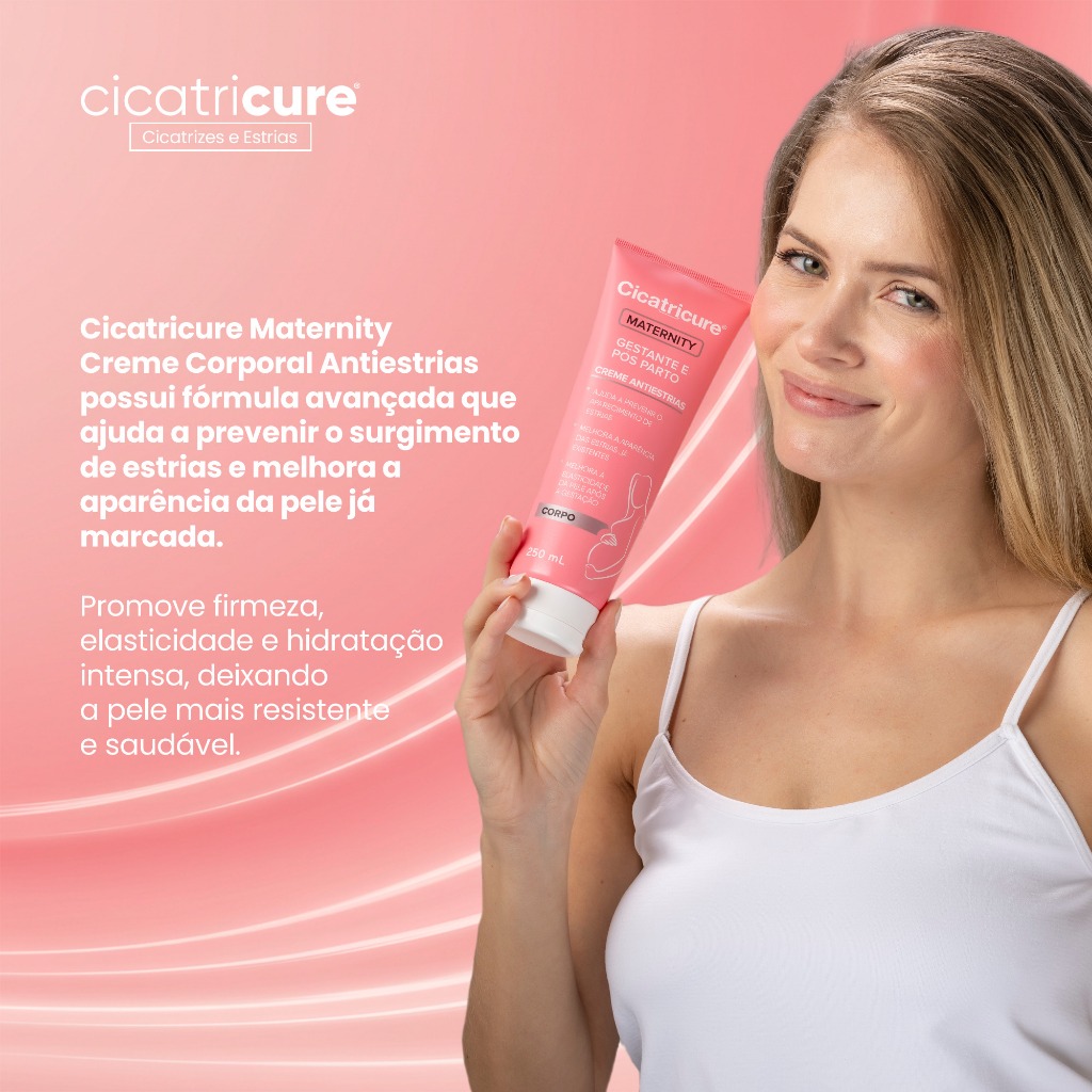 Creme Corporal Cicatricure Maternity Antiestrias 250ml - Gestante e Pós Parto · foto 2
