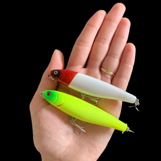 Kit 2 Iscas Artificiais Lamazon Destroyer 80 Superficie Tipo Bonnie 8,4g 8 cm para Peixes Predadores em Oferta na Shopee