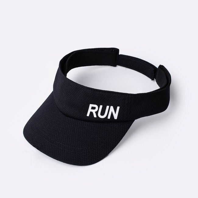Viseira para Corrida HUPI Dryfit Run Preto Com Ajuste