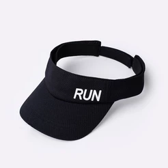 Viseira para Corrida HUPI Dryfit Run Preto Com Ajuste