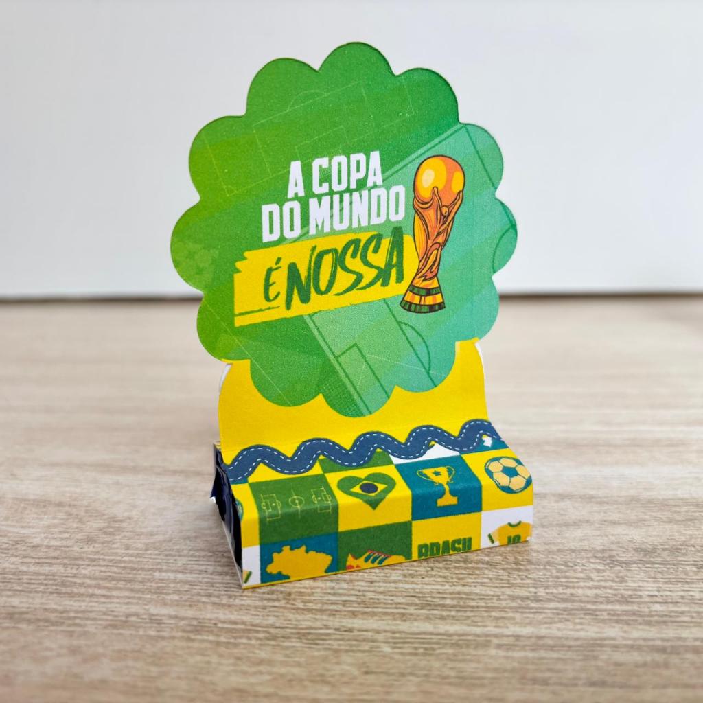Porta Bis Duplo Copa do Mundo 2026 Personalizado | 24 a 48 Unidades - PEGUE E MONTE