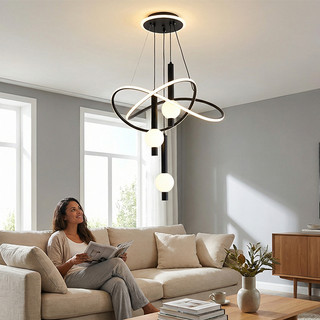 3 Cores Lustre para Sala de Jantar e Quarto Moderno Clave Para Sala Mesa Luxo 110V-220V