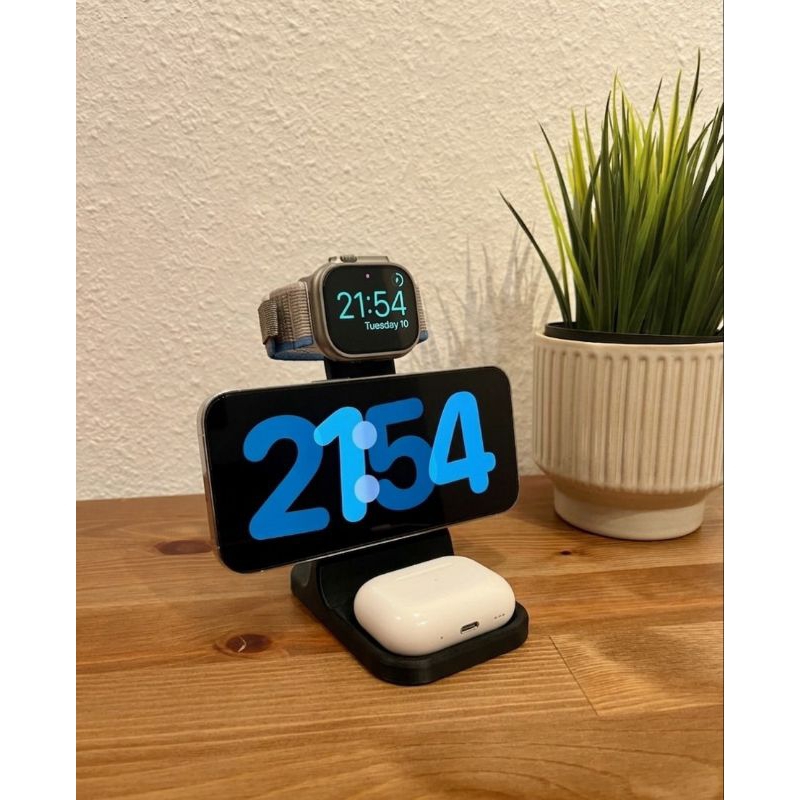 suporte para carregador iPhone Apple Watch, suporte,