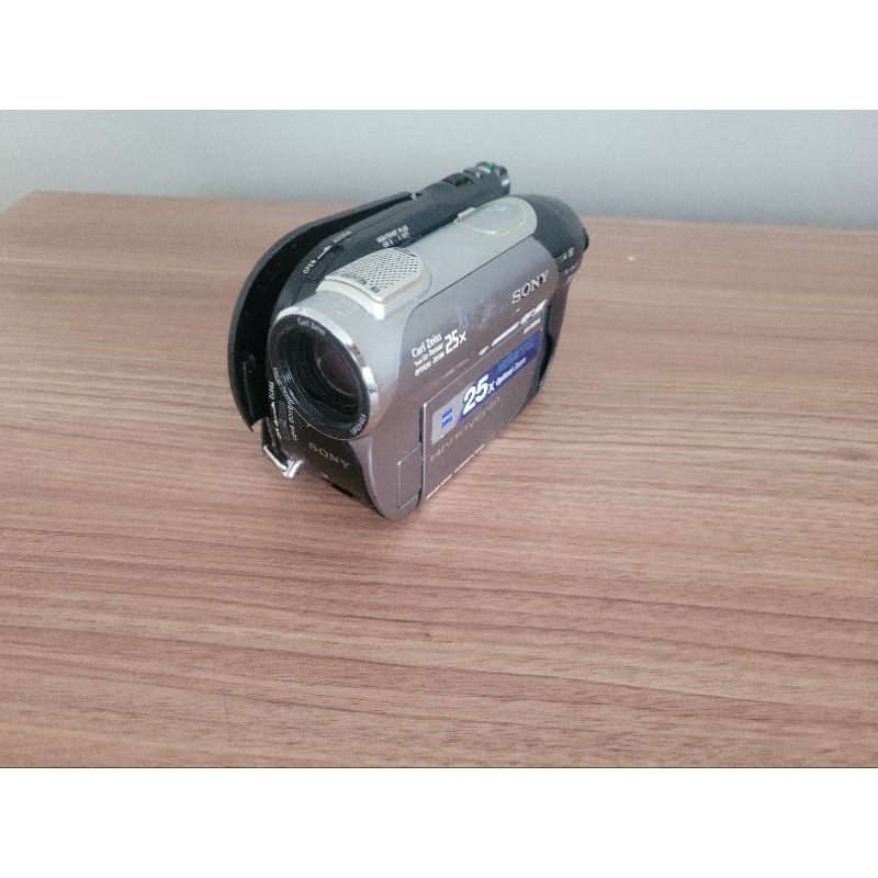 Sucata Câmera Filmadora Sony DVD308 com bateria COM DEFEITO *LER ANTES DE COMPRAR*