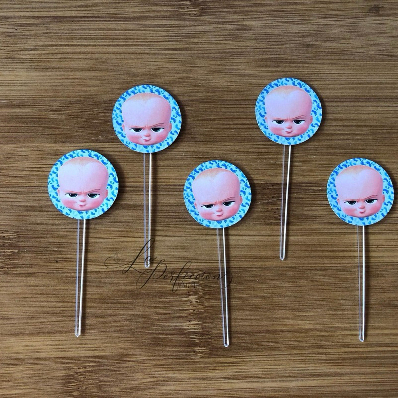 Topper Docinhos Personalizado O Poderoso Chefinho | kit 30/50/70/100 un | Fests Aniversário