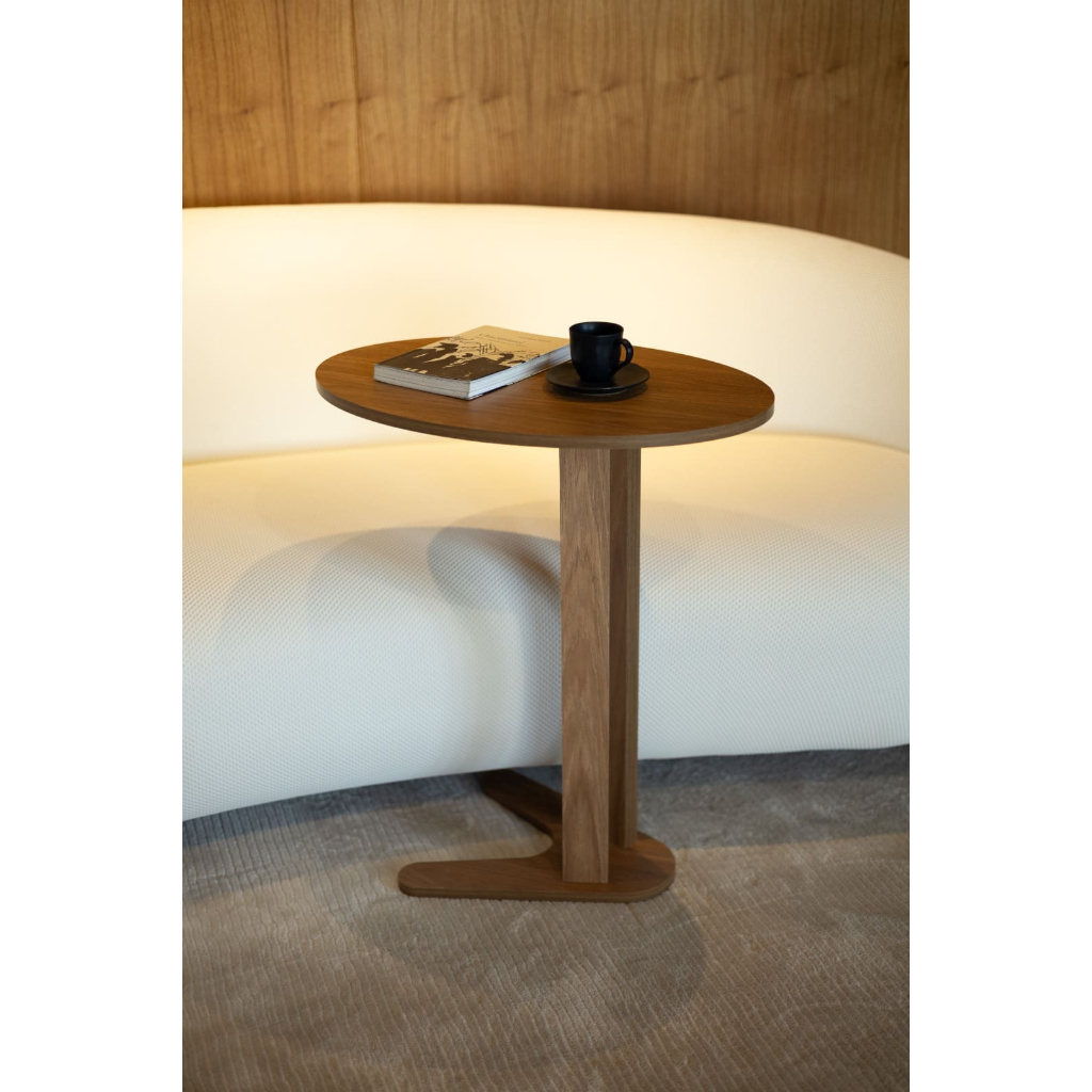 Mesa Canto Lateral Organica Apoio Braço Sofa Poltrona Estofado Escritorio Recepção Hall Cama Quarto