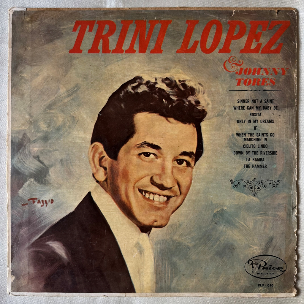 DISCO DE VINIL LP - TRINI LOPEZ & JOHNNNY TORES – TRINI LOPEZ & JOHNNNY TORES