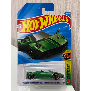 Carrinho Hot Wheels '17 Pagani Huayra Roadster verde - Lote F 2026