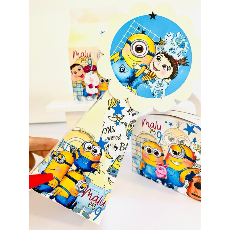 Kit Festa Caixinhas tema Minion