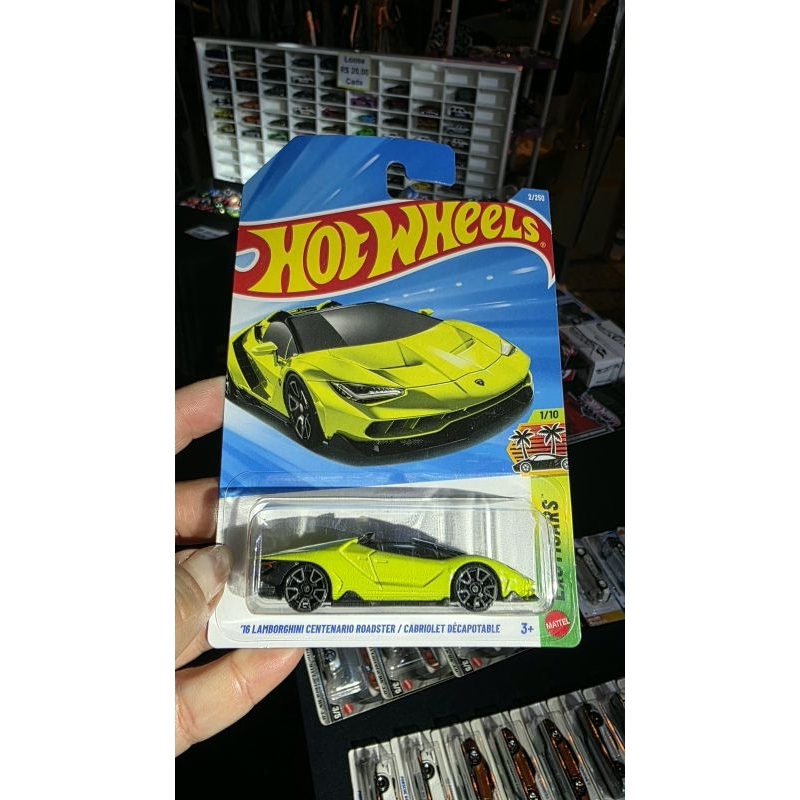 Hot Wheels 16 Lamborghini Centenario Roadster / Cabriolet Décapotable