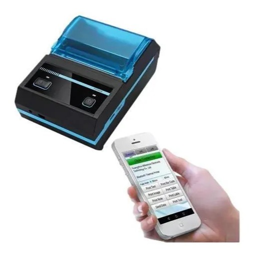 Mini Impressora Portátil 58mm Go Link Gl-1020 Bluetooth Cor Preto