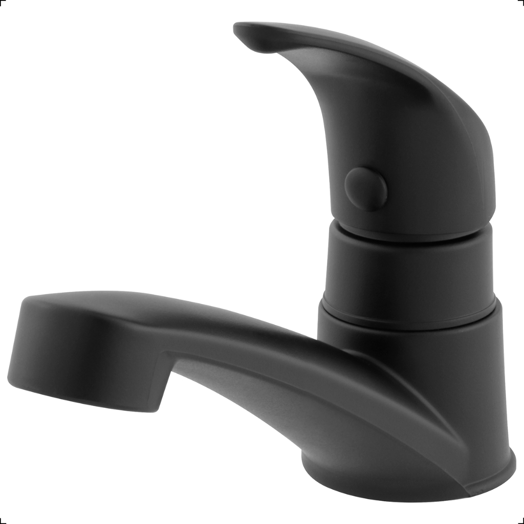 Torneira Bancada Banheiro Lavatório Baixa Lavabo Abs Preto