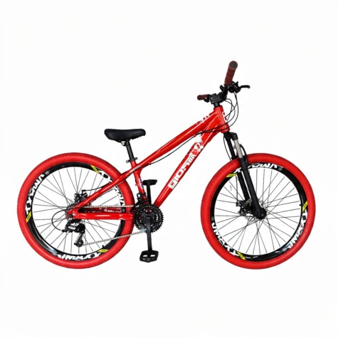 Bicicleta Gios Aro26 4Trix/Frx-Evo 21V Roda Vmaxx Freio a Disco Pneu Vermelho - Vermelho Branco