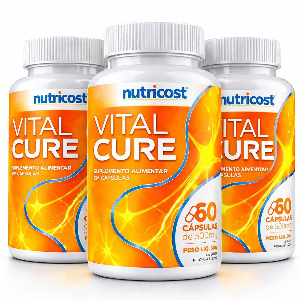3 Vital Cure I Suplemento Natural I Mais Energia e Vigor