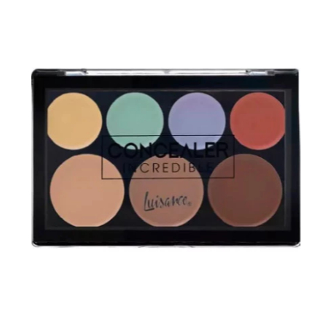 Paleta de Corretivo Incredible L3099 Luisance 7 Cores Correção Contorno iluminação
