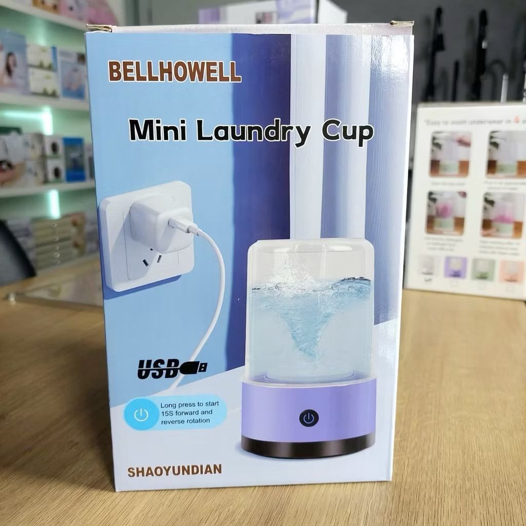 Mini Máquina Lavar Roupa Peças Pequenas FUNCIONA APENAS LIGADA NA TOMADA OU ENTRADA USB