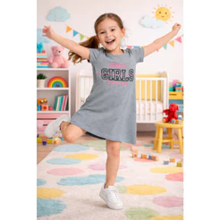 Vestido Infantil Juvenil Menina Manga Curta a 4 ao 14 Promoção Verão.