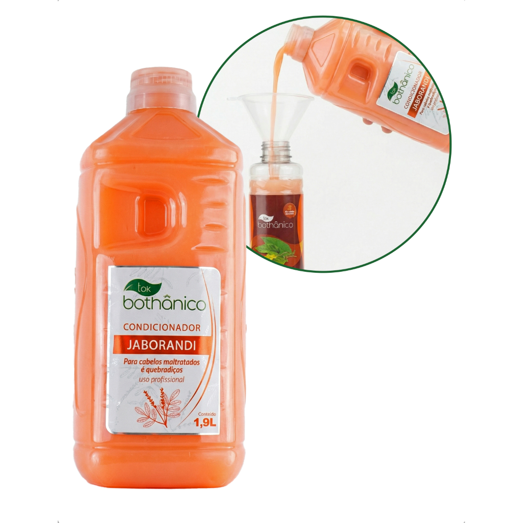 Condicionador Jaborandi 1,9L Tok Bothanico Revitaliza Tonifica Fortalece Cabelo Quebradiço Maltratado