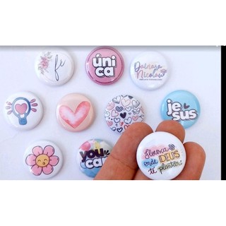 Botton Personalizado com Foto 5,5cm | Broche Pin Redondo | Lembrancinha Personalizada