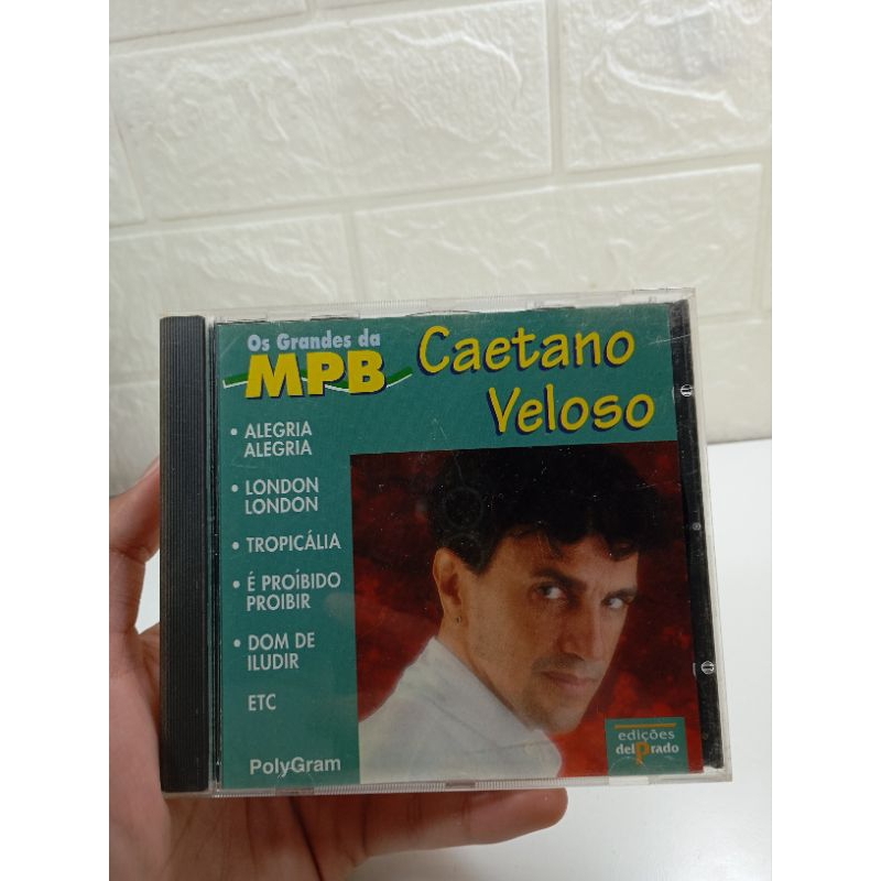 CD CAETANO VELOSO - OS GRANDES MPB - POLY GRAM - SUCESSOS - CD usado - REF:CD 354