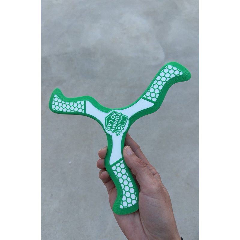 Bumerangue 3D Leve e Resistente