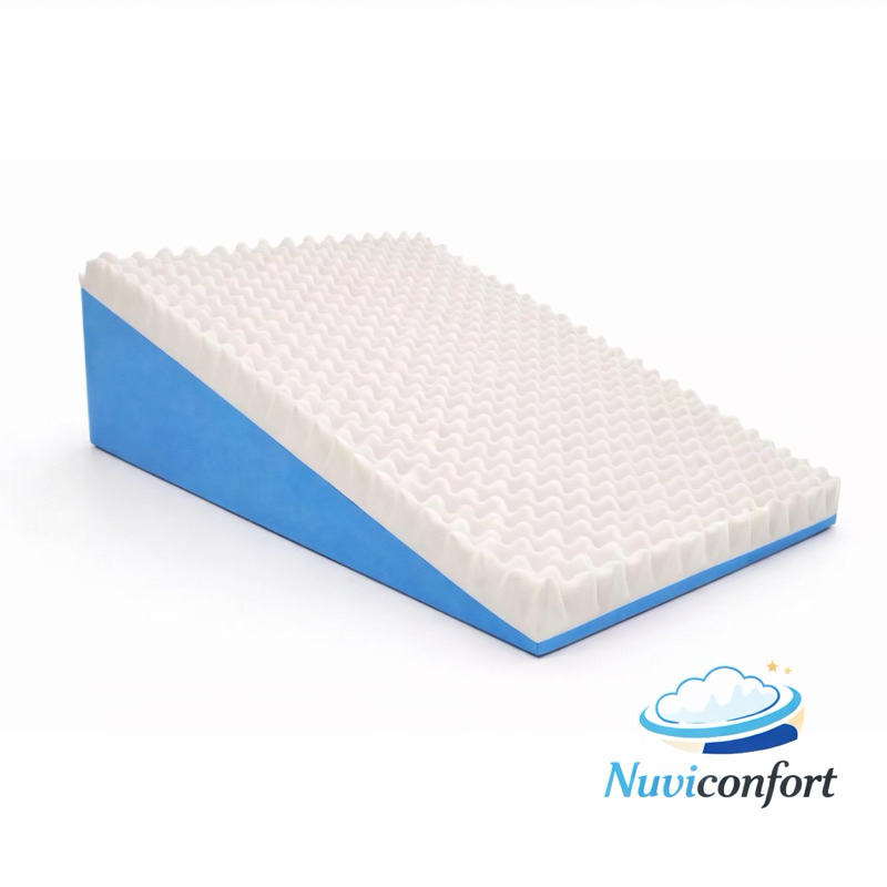 Travesseiro Anti Refluxo Inclinado Triangular Ortopédico pós Cirúrgico Espuma Adulto Conforto Dormir