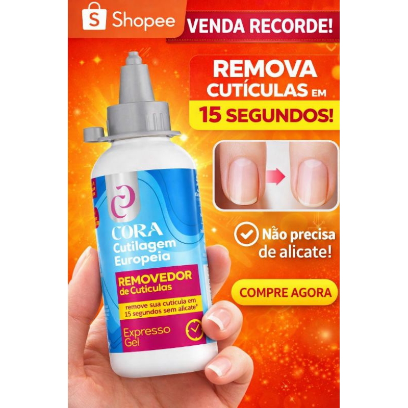 Kinq Gel removedor de cutículas em 15 segundos 100ml - Cora