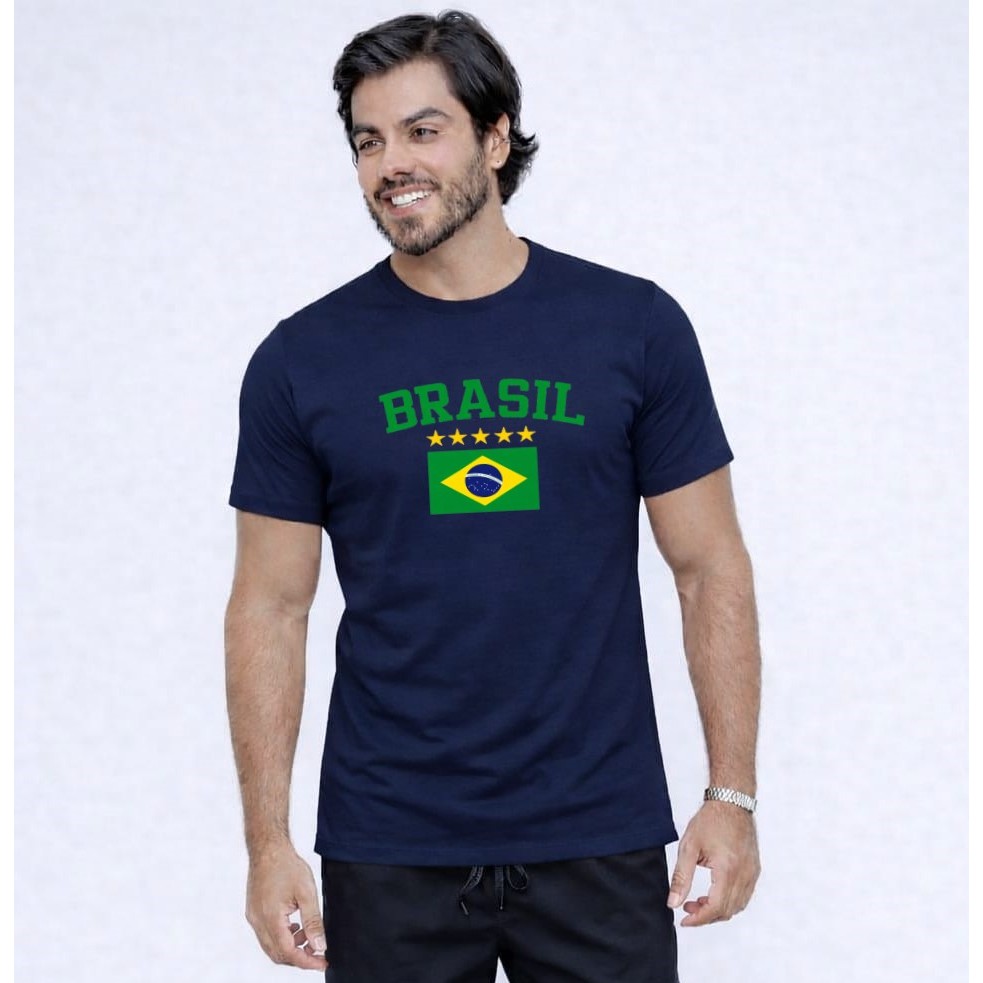 Camiseta Seleção Brasileira Amarela Clássica Camisa Copa do Mundo 2026 Unissex PROMOÇÃO