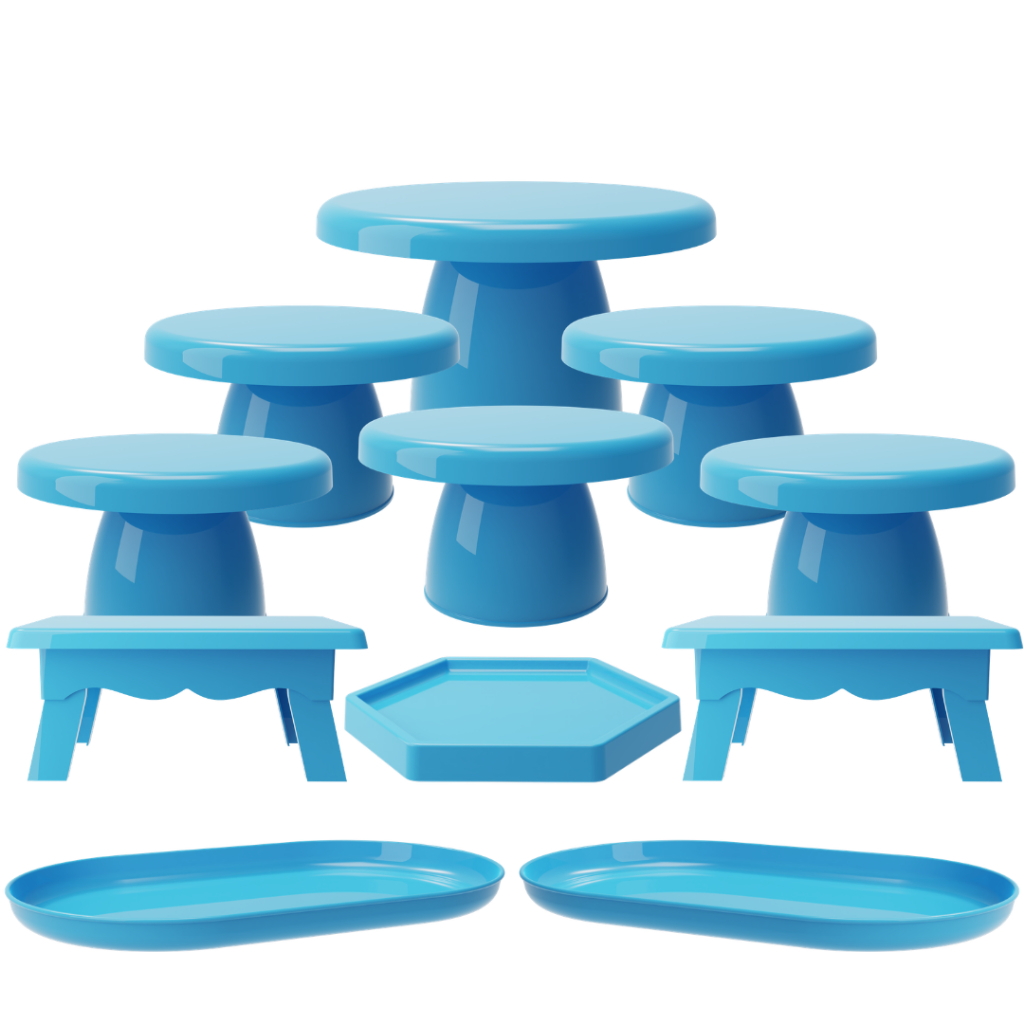 Kit Decoração 11 Peças Festas Aniversário Infantil Temática Boleira