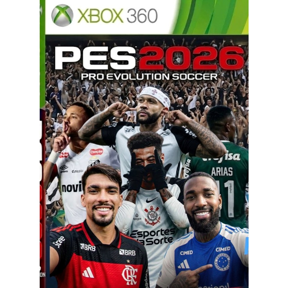 PES 2026 Atualizado Xbox 360 - Desbloqueado LT 3.0