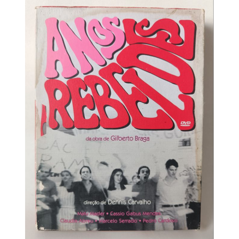 Box DVD Minissérie Anos Rebeldes ano 1992 de Gilberto Braga colecionador