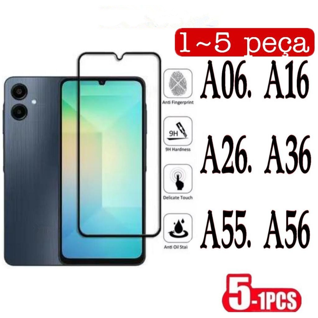 Película de Vidro 3D Samsung A06 /A16 /A26 /A36 /A55 /A56