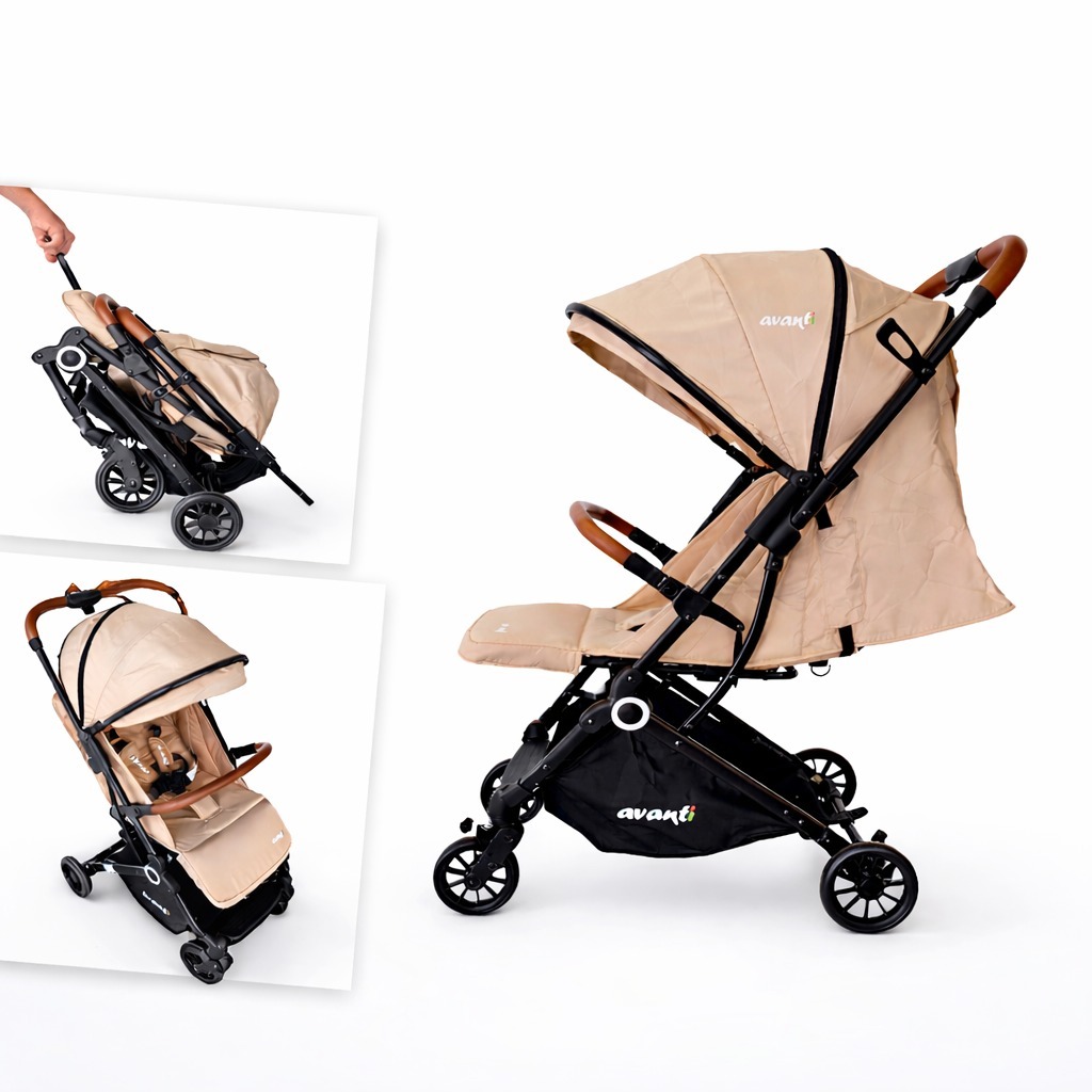 CARRINHO DE PASSEIO PARA BEBE COM FECHAMENTO FÁCIL E ALÇA DE TRANSPORTE 0 A 15 KG