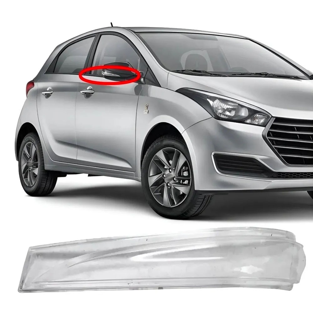 Lente Pisca Seta Retrovisor Hb20 Hb20s 2013 2014 2015 2016 2017 2018 2019