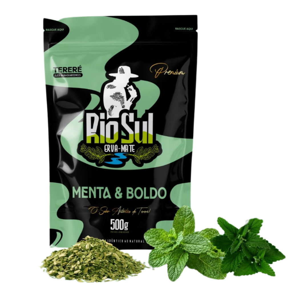 Erva Mate para Tereré Rio Sul - Menta & Boldo