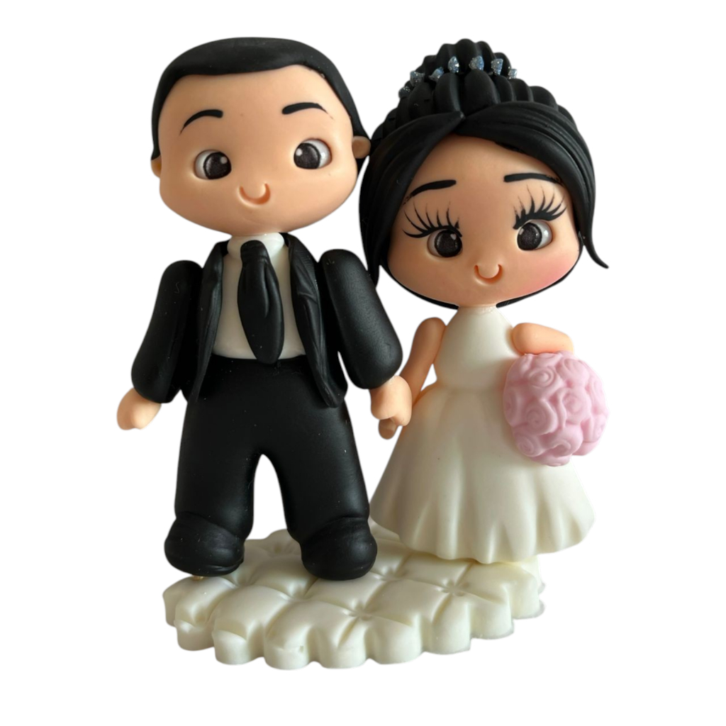Noivinhos Para Casamento Pronta Entrega Topo De Bolo 4A4O