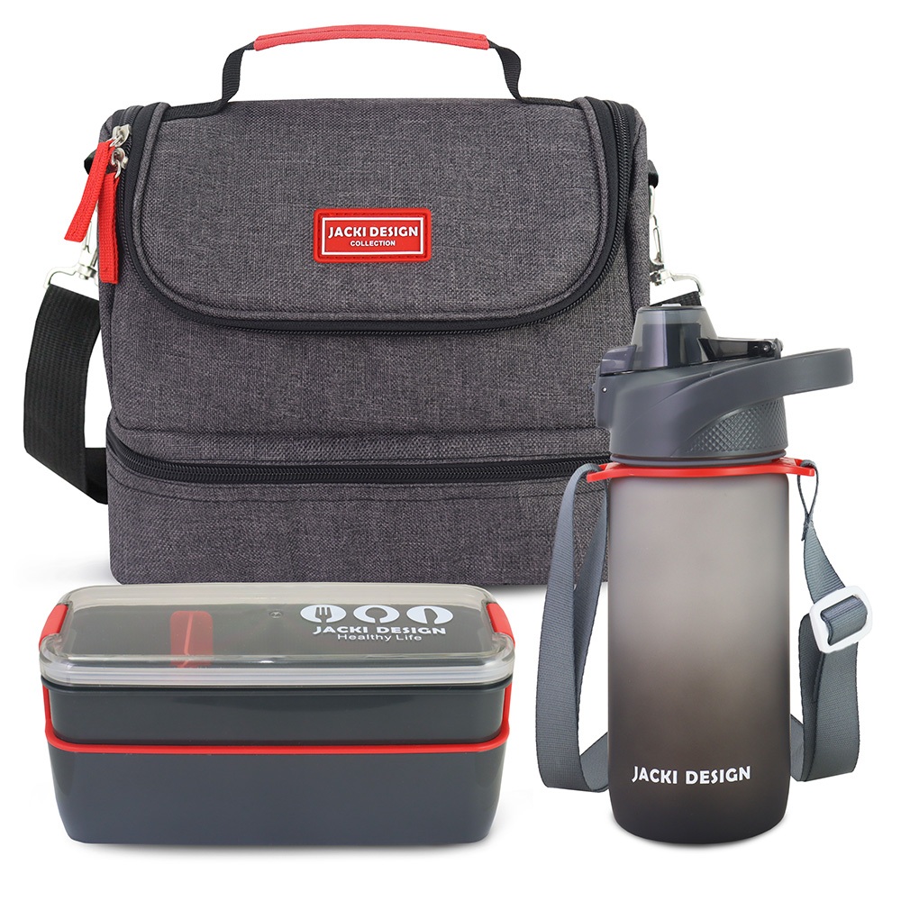 Kit Fitness - BPA Free Garrafa + Marmita + Bolsa termica |Jacki Design