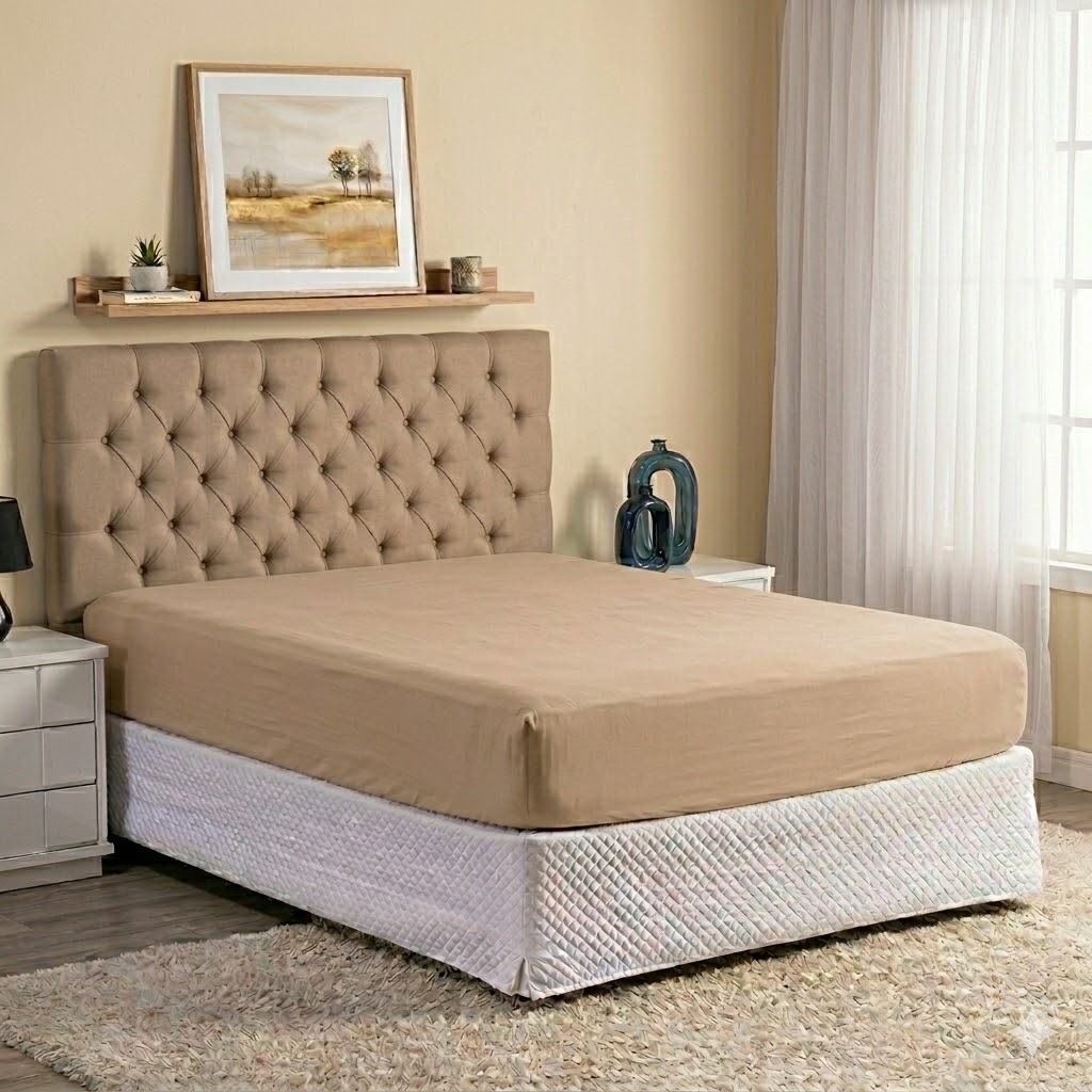 Roupa de Cama Jogo de Lençol Casal Padrão Avulso 01 Peça 400 Fios Micropercal Box Com Elástico Resistente Toque Macio